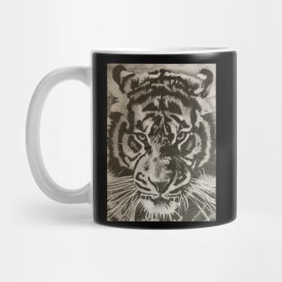 Tiger pencil drawing Mug